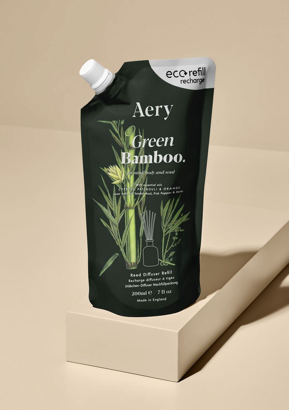 Green Bamboo Reed Diffuser Refill