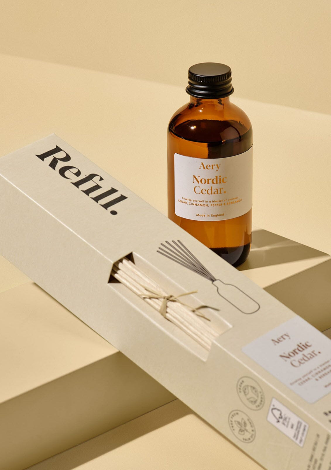 Nordic Cedar Amber Diffuser Refill