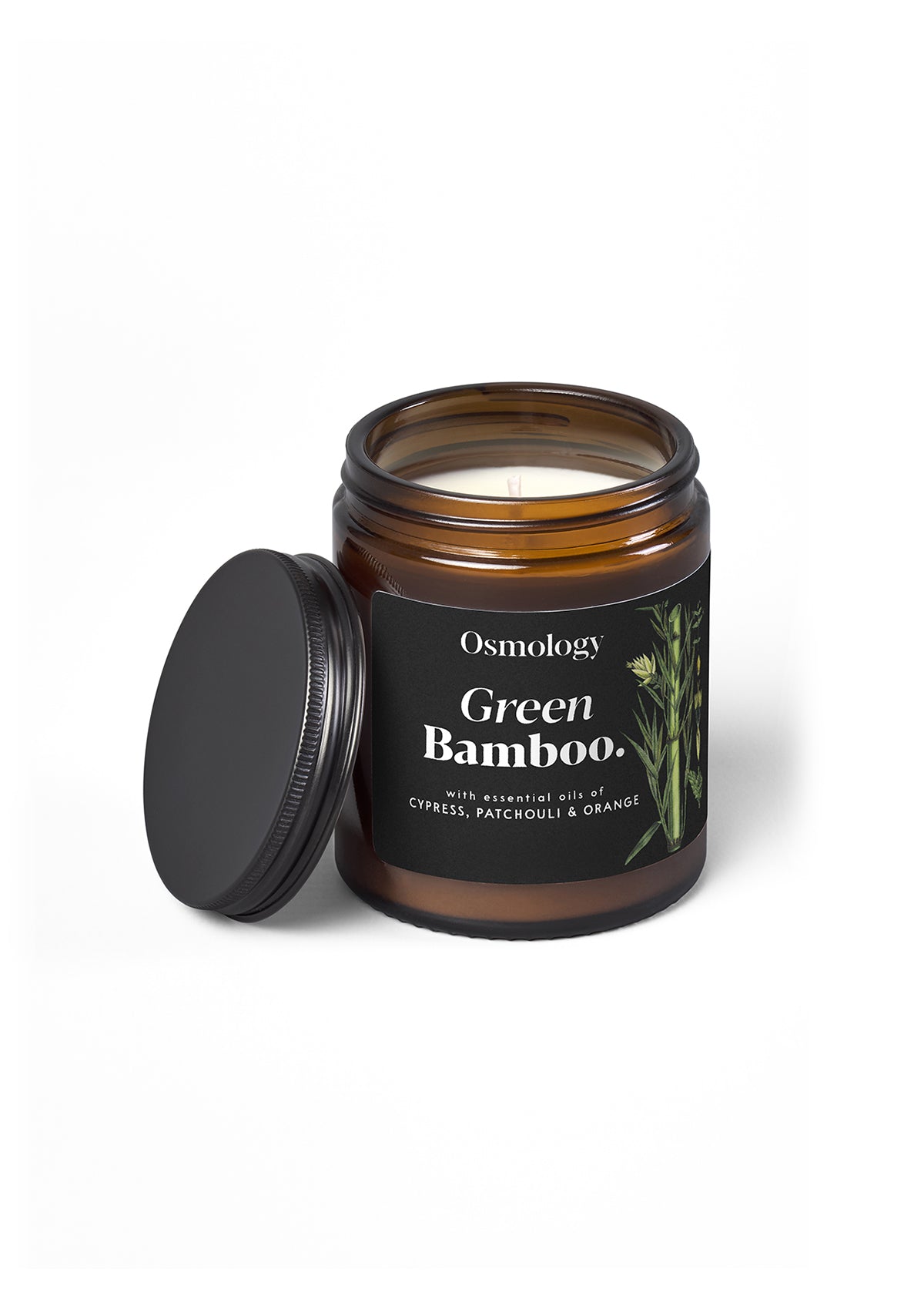 Green Bamboo Scented Jar Candle