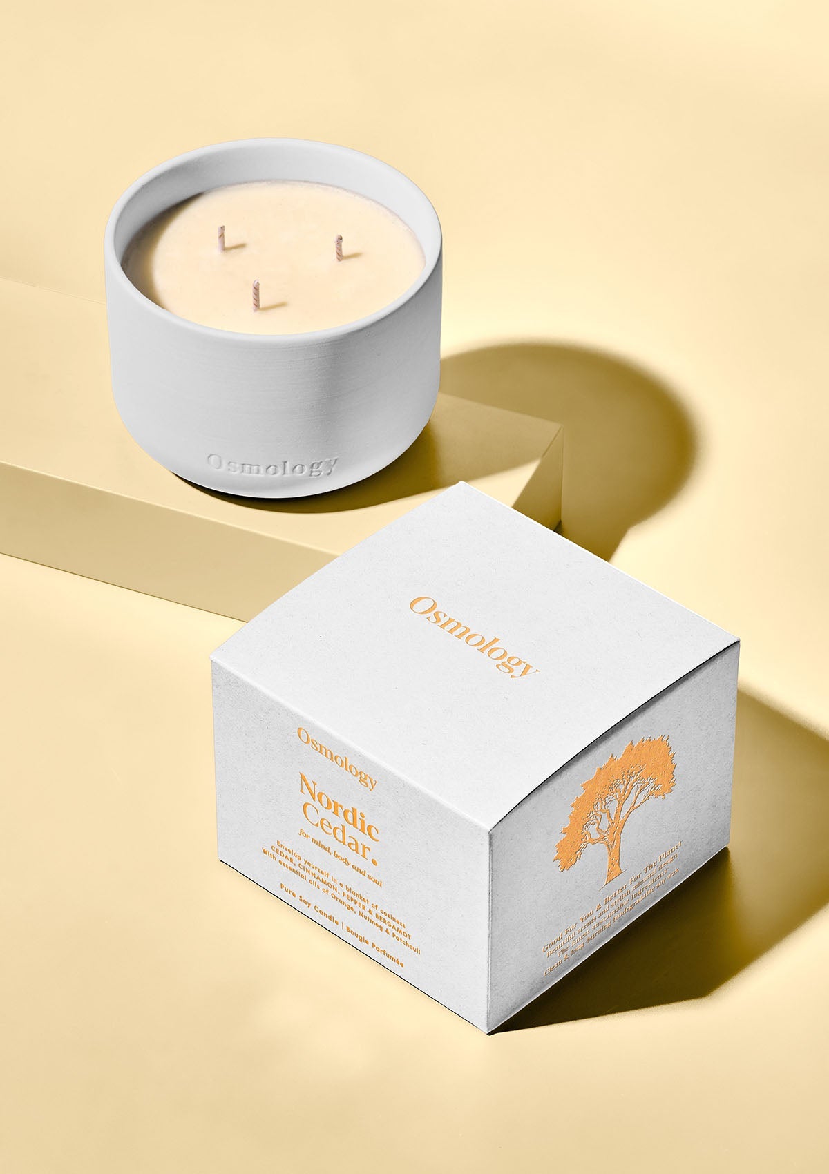 Nordic Cedar Triple Wick Candle