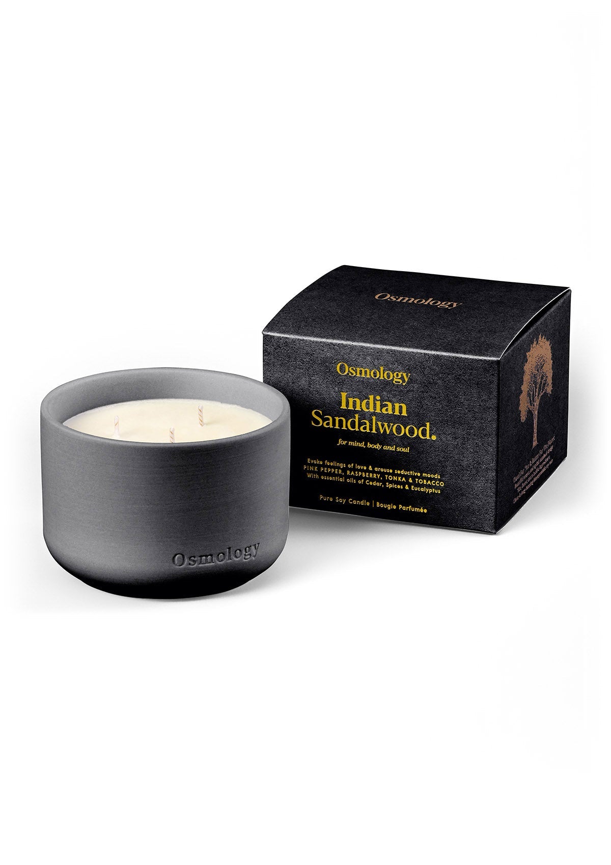 Indian Sandalwood Triple Wick Candle