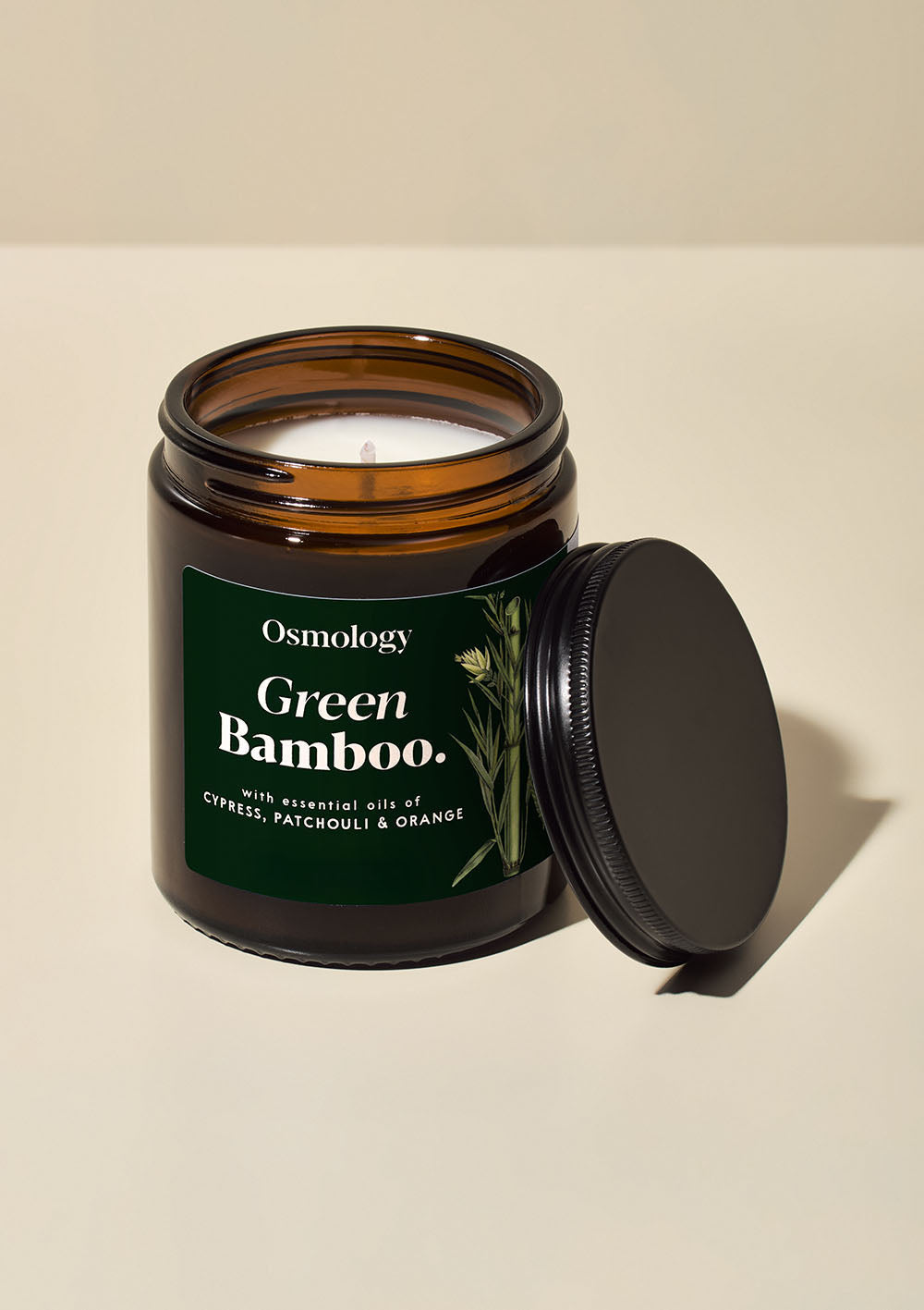 Green Bamboo Scented Jar Candle