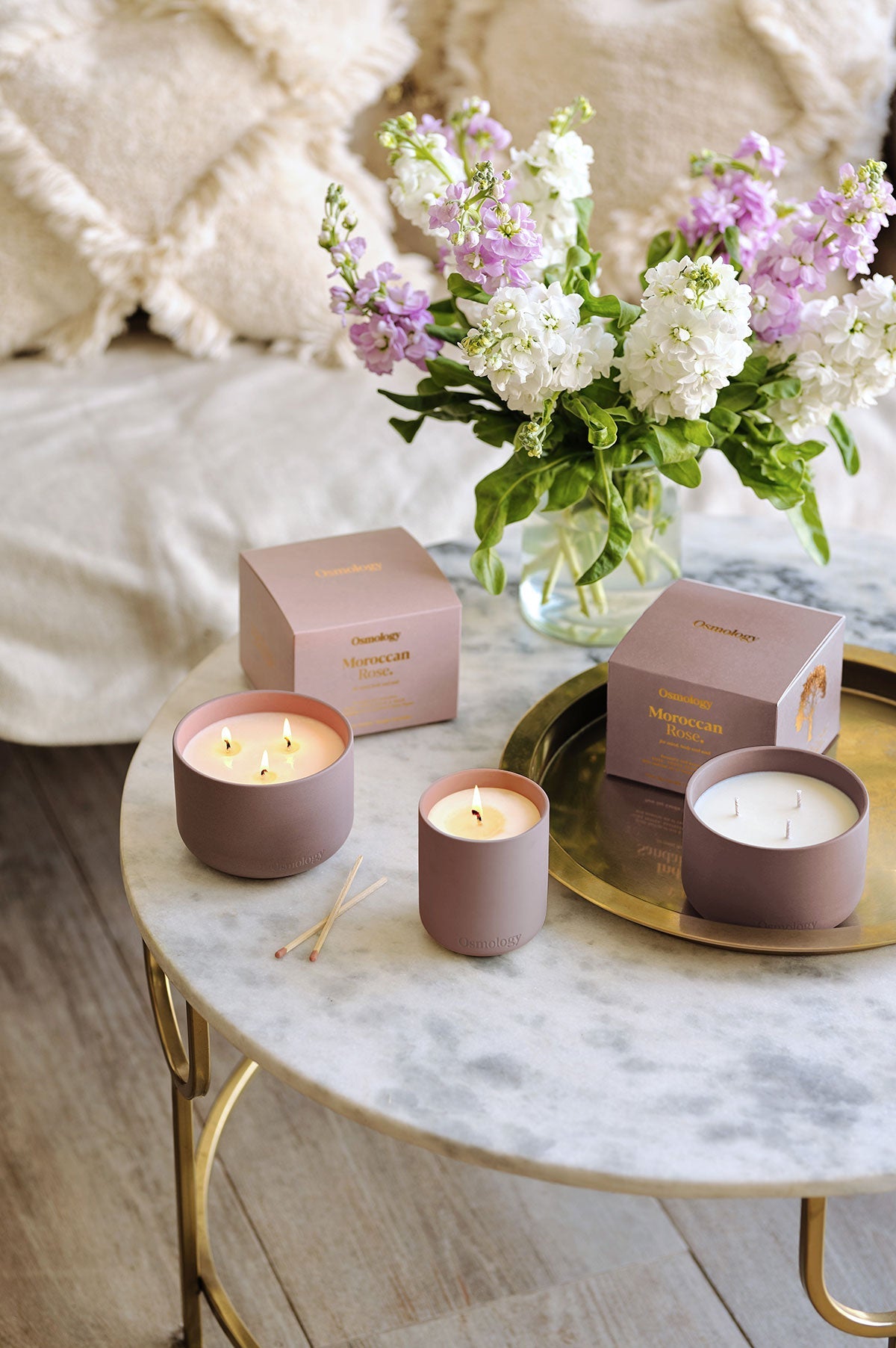 Moroccan Rose Triple Wick Candle