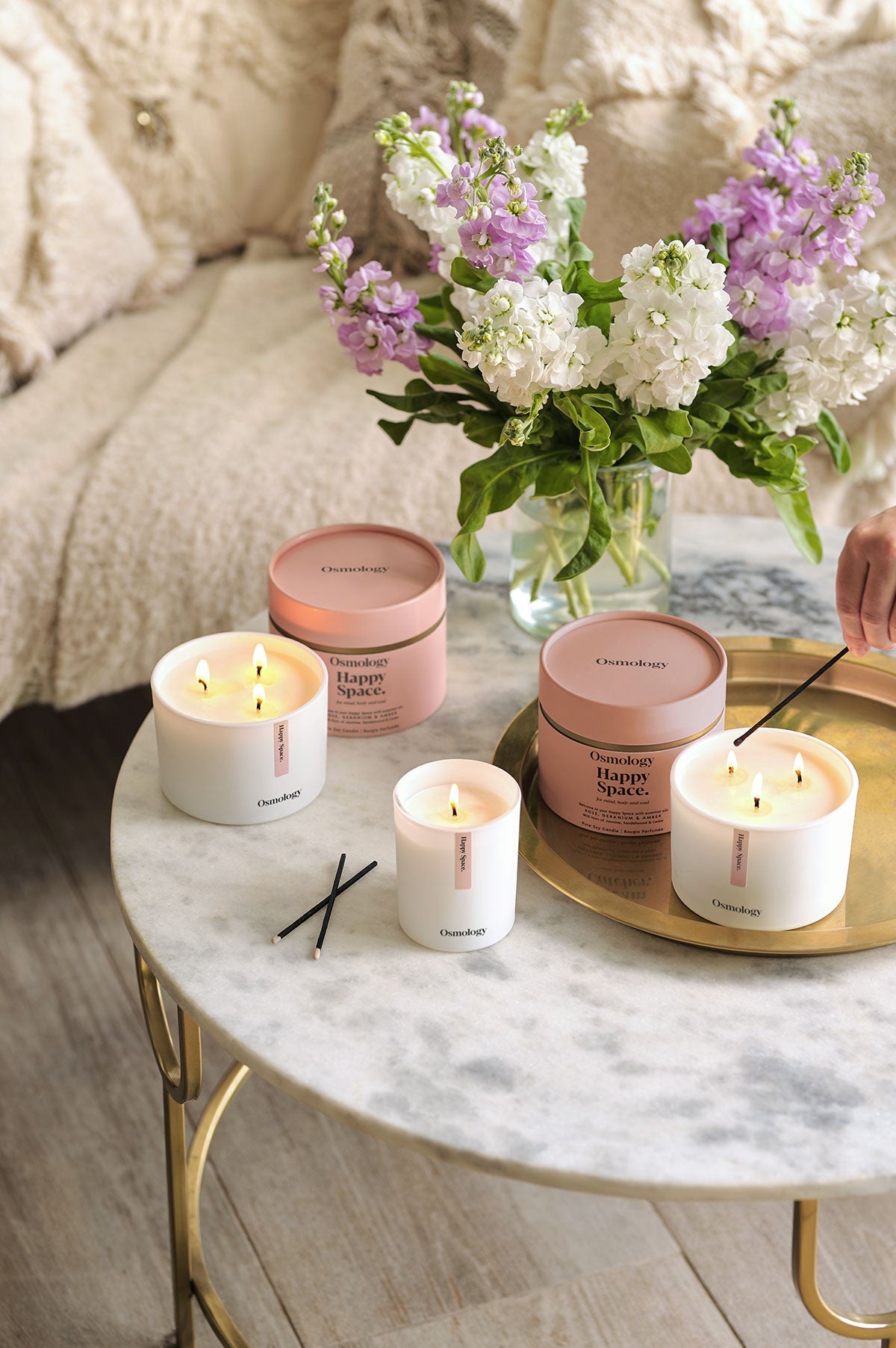 Happy Space Triple Wick Candle