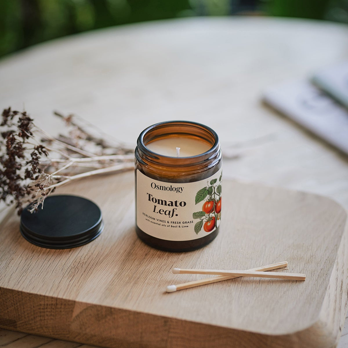 Tomato Leaf Scented Jar Candle